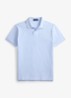 Het iconische mesh Polo-shirt - Pebble Blue / Blauw