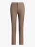 High waist slim fit cropped pantalon met steekzakken - Taupe Brown / Taupe