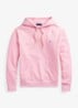 Hoodie met kangoeroezak en logo - Carmel Pink / Roze