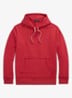 Hoodie met kangoeroezak en logo - Sunrise Red