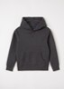 Hoodie met logoborduring - Donkergrijs