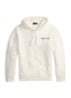 Hoodie met logoborduring - Deckwash White / Wit
