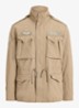 Jack met opbergbare capuchon en klepzakken - Khaki