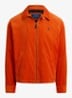 Jack van corduroy met logoborduring - College Orange / Oranje