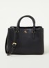 Marcy Small handtas van leer - Zwart