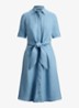 Midi blousejurk met gestrikt detail - Blue Note / Blauw