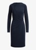 Midi jurk met geknoopt detail - Blauw