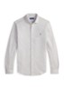 Overhemd met logoborduring - Andover Cream / Creme