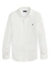 Overhemd met logoborduring - White / Wit