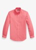 Custom fit overhemd met logoborduring - Pale Red / Rood