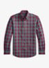 Oxford custom fit overhemd met ruitdessin - Green Red Multi / Groen