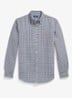 Oxford regular fit overhemd met ruitdessin - 4338Z White Spring Navy Hthr