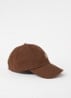 Pet met logoborduring  - Bruin