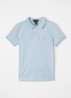 Polo met logo - Lichtblauw