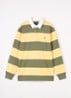 Polo met streepprint - Geel
