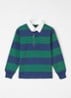 Polo met streepprint - Groen