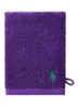 Polo Player washand - 15 x 21 cm - Paars