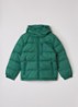 Puffer jack met afneembare capuchon - Donkergroen