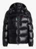 Puffer jack met donsvulling en capuchon - Polo Black Glossy / Zwart