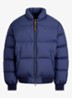 Puffer jack met steekzakken en logo - Cruise Navy / Donkerblauw