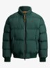 Puffer jack met steekzakken en logo - Moss Agate / Mosgroen