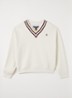 Pullover met logoborduring - Antraciet