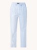 Pyjamabroek met logoprint en steekzakken - Blauw