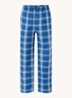 Pyjamabroek met logoprint en steekzakken - Indigo