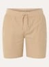 Pyjamashorts met structuur - Camel