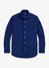 Regular fit overhemd met logoborduring - Freshwater / Donkerblauw