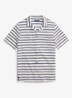 Regular fit overhemd met streepprint - Pale Cream/Newport Navy-ZYRS