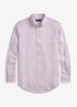 Regular fit overhemd van linnen met streepprint - 7188D Lavender White-ZYKB