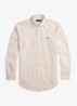 Regular fit overhemd van linnen met streepprint - 7188E Coastal Beige White-ZYKA