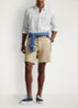 Regular fit overhemd van linnen met streepprint - 7188A White Blue-ZYK9