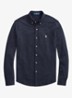 Regular fit overhemd van piqué katoen - Aviator Navy / Donkerblauw
