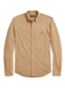 Regular fit overhemd van piqué katoen - Classic Camel Heather / Beige