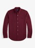 Regular fit overhemd van piqué katoen - Spring Wine Heather / Wijnrood