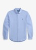 Regular fit overhemd van piqué katoen - Isle Heather / Creme