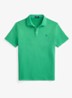 Regular fit polo van badstof met logo - Summer Emerald / Groen