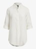Relaxed fit linnen overhemd - White / wit