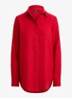 Relaxed fit linnen overhemd - Cruise Red / Rood