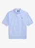 Relaxed fit polo met logo - Pebble Blue / Blauw