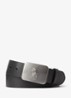 Riem van leer met logo - Black-2WAH