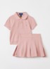 Set van polo met rok - Zalmroze