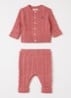 Set van vest met broek 2-delig - Koraal