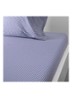 Shirting hoeslaken van  katoen 400TC - Donkerblauw