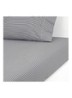 Shirting hoeslaken van  katoen 400TC - Zwart