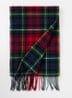 Sjaal van wol met ruitdessin 175 x 30 cm - Red Multi / Rood