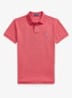 Slim fit mesh Polo-shirt - Nantucket Red / Rood