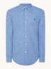 Slim fit overhemd met button down-kraag - Bastille Blue / Blauw